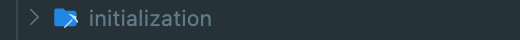 initialization